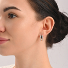 Срібний гарнітур із золотими вставками