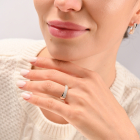 Срібний набір з золотими накладками