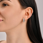 Срібний гарнітур з золотими напайками