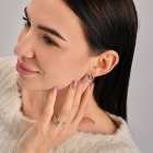 Срібний гарнітур з накладками із золота