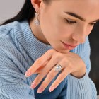 Срібний гарнітур з золотом