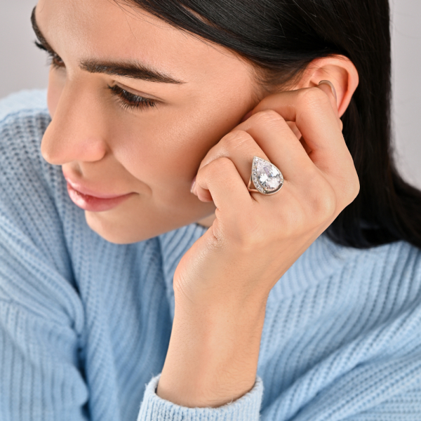 Срібний набір з напайками з золота