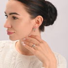 Срібний гарнітур з золотими пластинами