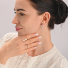 Срібний набір з пластинами із золота