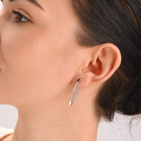 Срібний набір з пластинами із золота