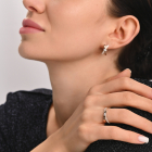 Серебряный гарнитур с напайками из золота