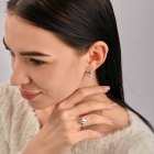 Срібний гарнітур з золотими накладками