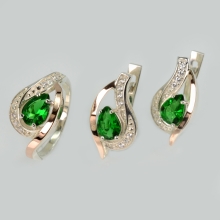 Гарнитур из серебра