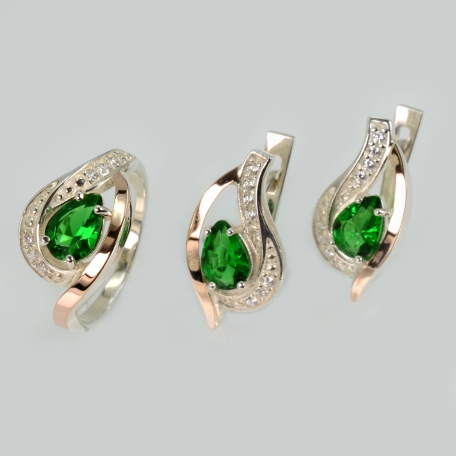 Гарнитур из серебра