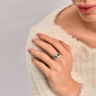 Гарнітур із срібла з золотом