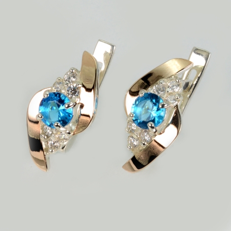 Серьги серебряные