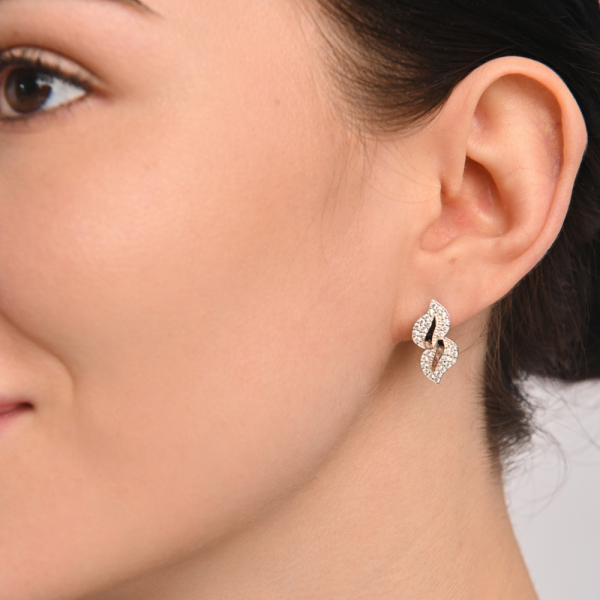 Набор кольцо и серьги серебряные