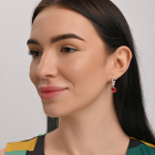 Набор серебряный сердце в руках