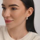 Срібний набір з жемчугом