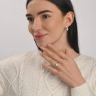 Сережки срібні з жемчугом