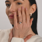 Каблучка срібна з жемчугом