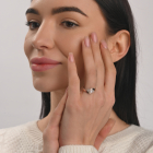 Каблучка срібна з жемчугом