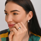 Срібна каблучка з жемчугом