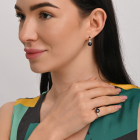 Срібна каблучка з жемчугом