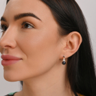 Срібні сережки з жемчугом