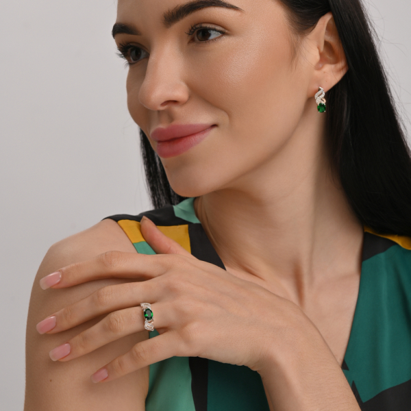 Серебряный гарнитур