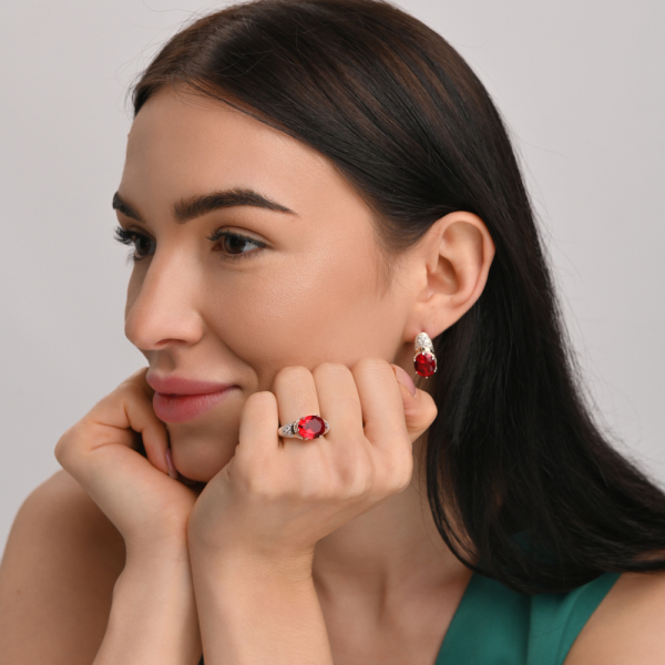 Срібний гарнітур