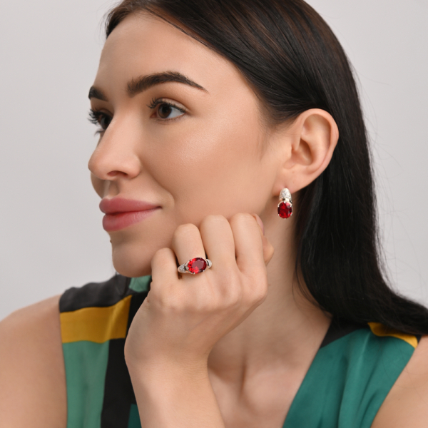 Срібний гарнітур