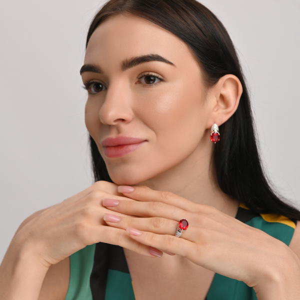 Срібний гарнітур