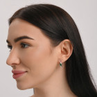 Срібний гарнітур з золотими пластинами