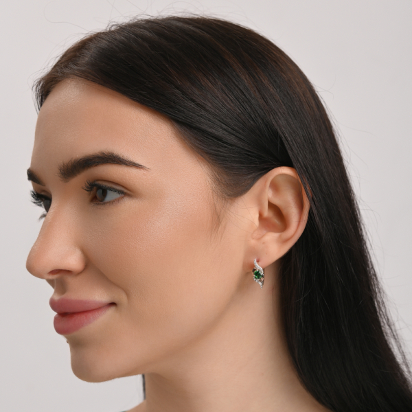 Срібний гарнітур з золотими пластинами