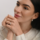 Срібний комплект з золотом