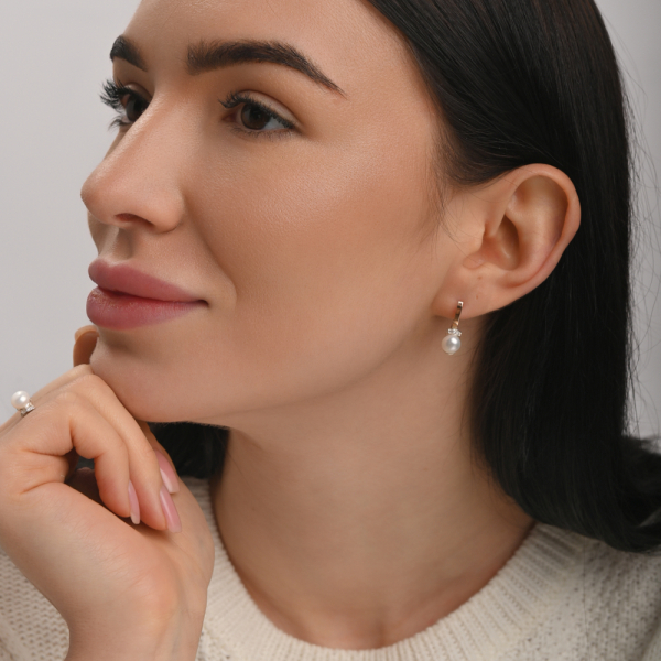 Срібний гарнітур з золотом