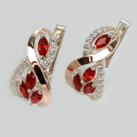 Срібні сережки