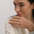 Пара срібних обручок "Спаси и сохрани"