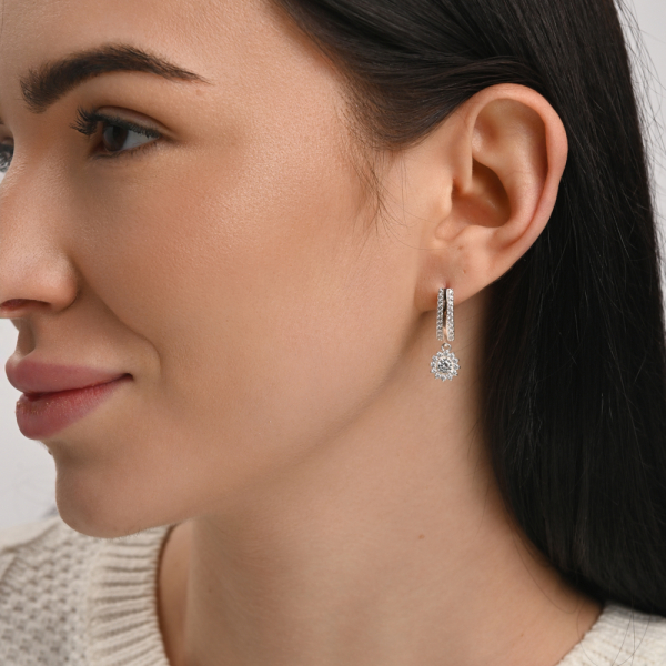 Срібний набір з золотими пластинами