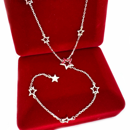 Серебряное колье 2024п