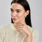 Срібні сережки з конюшиною