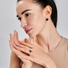 Срібні сережки з конюшиною