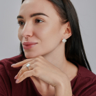 Срібний набір з конюшиною