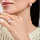 Срібна каблучка з конюшиною