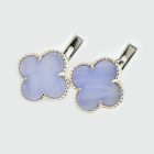 Срібні сережки з конюшиною