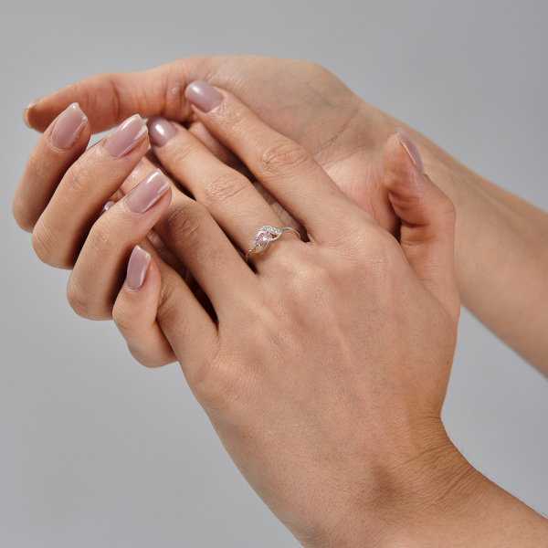 Срібний набір з золотими пластинами