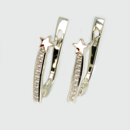 Срібні сережки