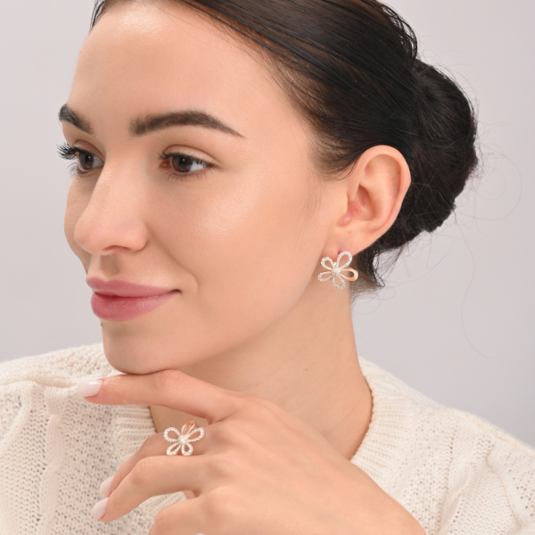 Серебряные серьги