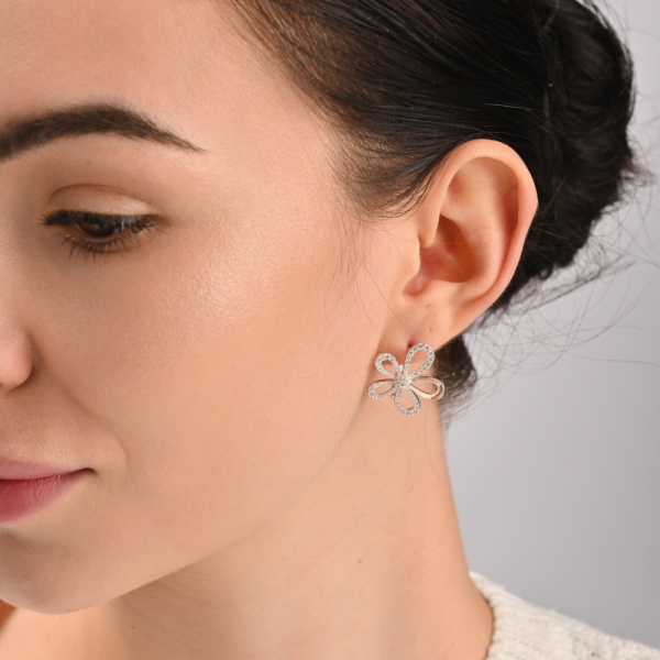 Серебряные серьги