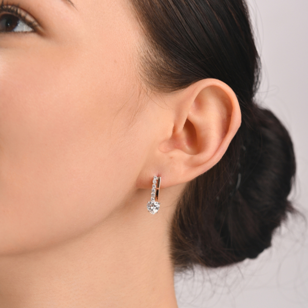 Серебряный набор с золотими пластинами