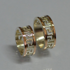 Пара обручок зі срібла