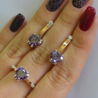 Срібний гарнітур з золотими напайками