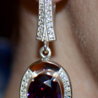 Срібні сережки  зі вставками з золота