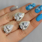 Срібний гарнітур з золотом